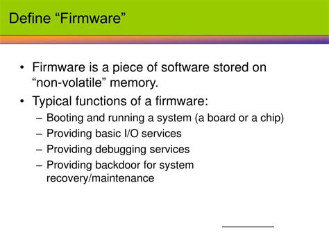 embedded firmware powerpoint    id