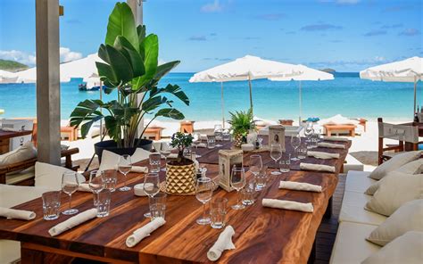 beach restaurants  st barth  st barts magazine