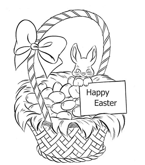 easter basket coloring pages  coloring pages