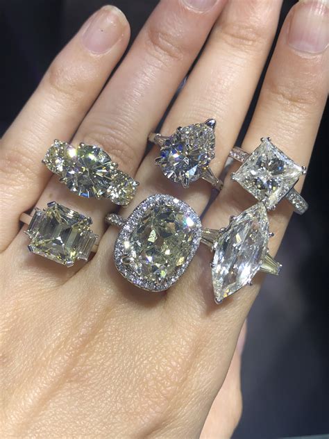 big engagement ring settings     carat diamonds