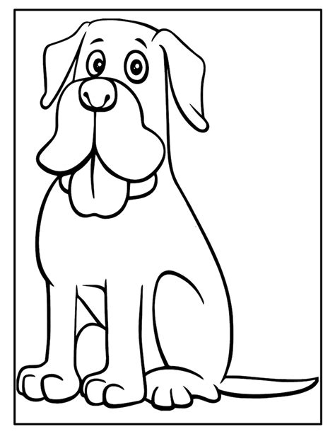 printable puppy coloring pages kids party games birthday favor