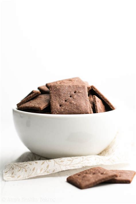 healthy chocolate graham crackers {with a step by step video } amy s healthy baking