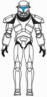 Coloring Pages Wars Star Library Trooper Clone Rex Captain sketch template