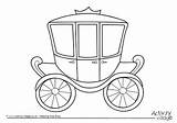 Carriage Colouring Coloring Pages Cinderella Drawing Pumpkin Royal Queen Clipart Family Kids Baby Print Princess Horse Printable Queens Drawings Elizabeth sketch template