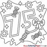 Birthday Coloring Pages Colouring Happy Years 1226 Hits sketch template