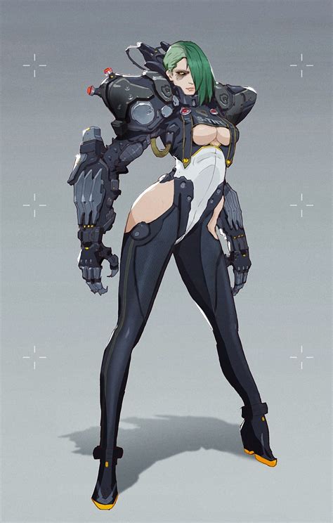 Artstation Sexy Well Rex Female Character Design Cyberpunk