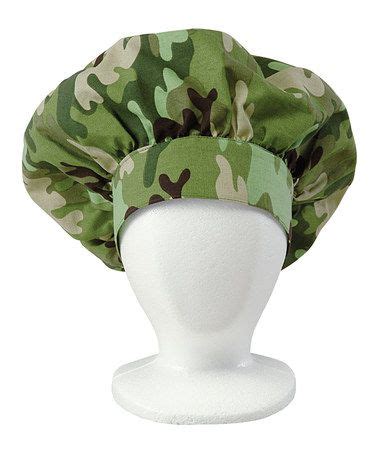 pinning   john      green camouflage chef hat