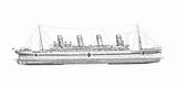 Britannic Titanic Hmhs Ausdrucken sketch template