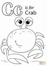 Crab Supercoloring Animal Gackt Drukuj sketch template