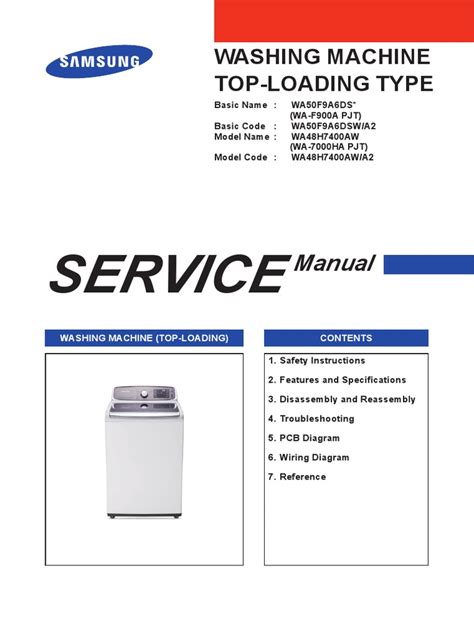 wahaw  service manual washing machine electrical connector