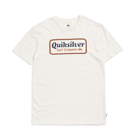 T Shirt Quiksilver Border To Border T Shirt Branco De Homem