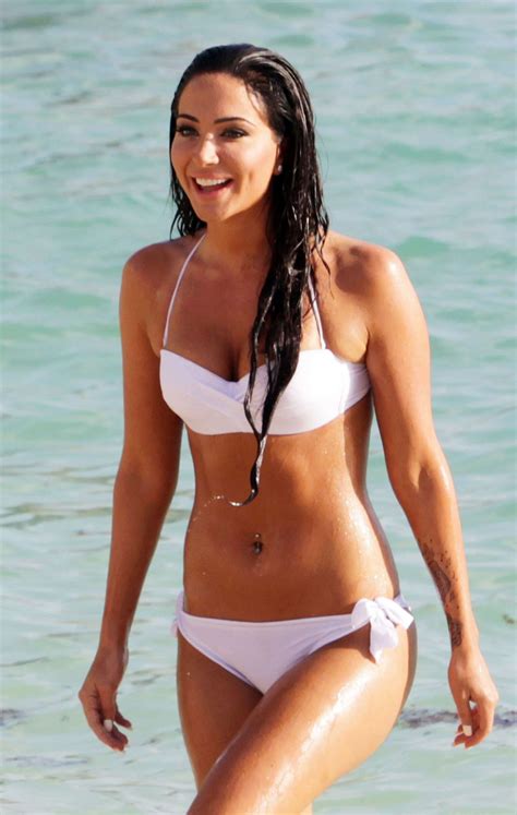 Tulisa Contostavlos – Wearing White Bikini In Bermuda – Gotceleb
