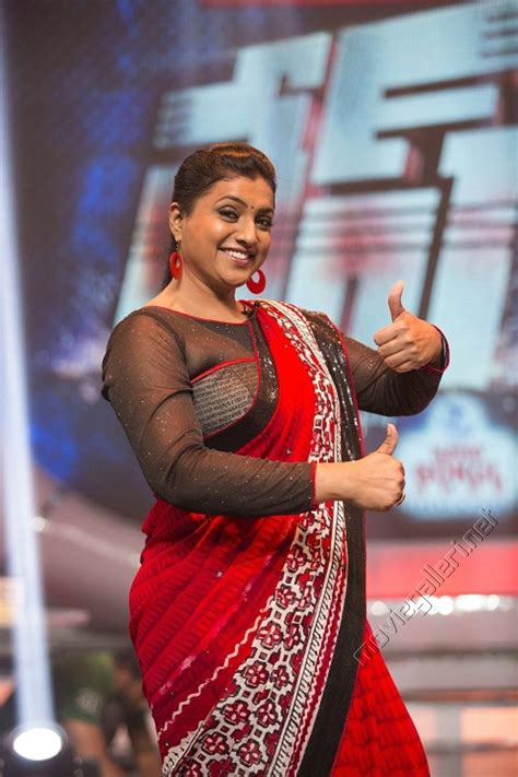 Actress Roja Photos In Zee Telugu Race Game Show New Movie Posters