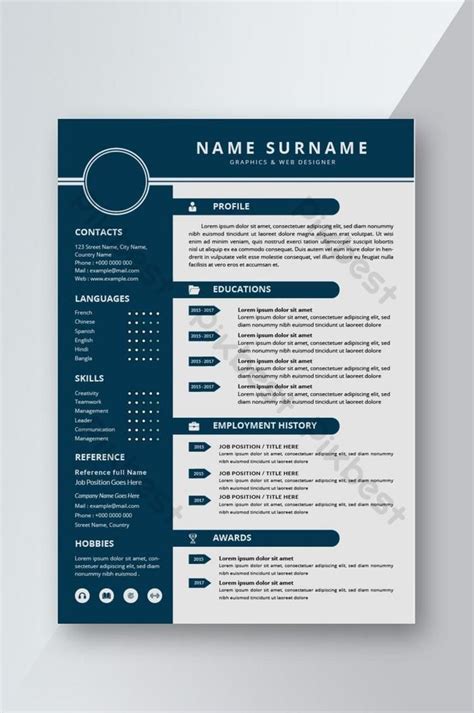 cv templates   word document indonesia resume