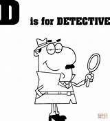 Detective Coloring Pages Getcolorings Fresh Print sketch template