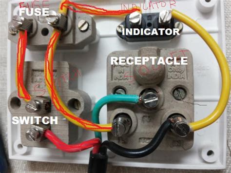 Wiring An Extension Box With Fuse And Indicator