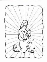 Jesus Praying Coloring Prayer Garden Father Kids Pages Printable Getcolorings Color Print Getdrawings Library Clipart Comments Sitting sketch template