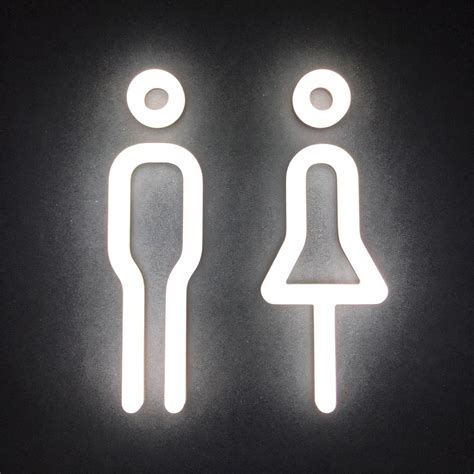 netto led neon restroom sign signbox
