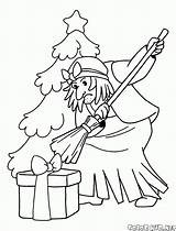 Baba Yaga Coloring Colorkid Costume Pages Years sketch template