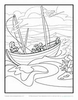 Coloring Paul Pages Boat Apostle Shipwreck Bible Shipwrecked Storm School Sunday Barnabas Printable Silas Activity Children Print Missionary Kids Jesus sketch template