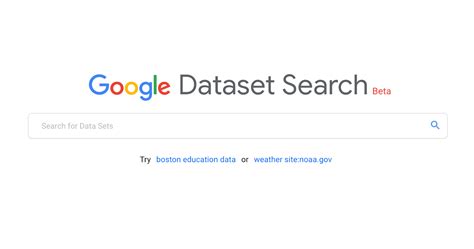 google introduces  search engine  finding datasets