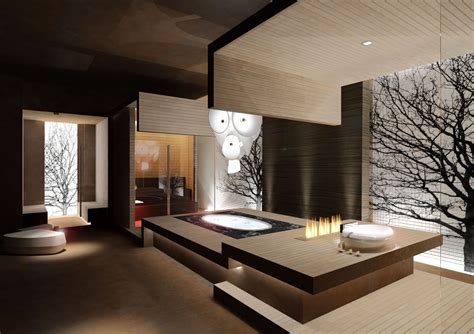 Marvelous Modern Bedroom Bathroom Interior Design Idea In Private House