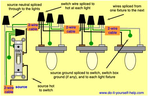 multiple lights wiring diagram