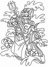 Coloring Pages Poseidon Para Colorear Griechische Greek Coloriage Götter Dibujos Dieux Grecs Colorier Dioses Griegos Mandalas Gods Et Malvorlagen Mythologie sketch template