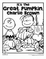 Charlie Brown Pumpkin Halloween Coloring Pages Great Printable Kids Peanuts Its Thanksgiving Choose Board Adults sketch template
