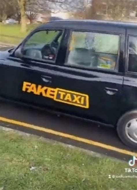 man stumbles across fake taxi used in porn films during walk with pal