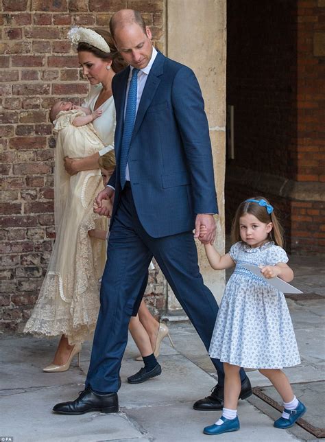 Prince Louis Christening Is Attended By William Kate George And