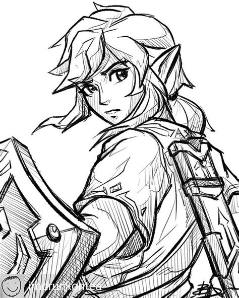 how to draw link from breath of the wild soraya strunk