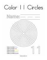 Coloring Color Number Circles Pages Noodle Twistynoodle sketch template