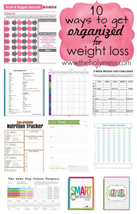 weight loss tracker printable printable templates