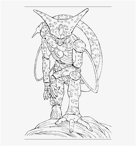 dragon ball monster cell coloring pages cell dragon ball