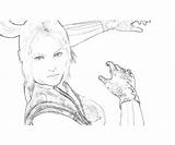 Nina Williams Cute Tekken Tournament Tag Coloring Pages sketch template