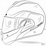 Helmet Coloring Pages Motorcycle Bike Drawing Dirt Motocross Printable Outline Template Colouring Honda Kids Supercoloring Color Drawings Getdrawings Motor Sketch sketch template