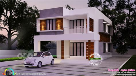 cute  bhk modern home design kerala home design  floor plans