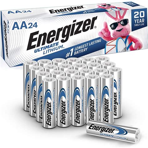 energizer aa lithium batteries worlds longest lasting double  battery ultimate lithium