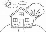 Coloring House Pages Beach Printable Adults Getdrawings sketch template