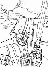 Pages Coloring Vader Darth Printable Getcolorings sketch template