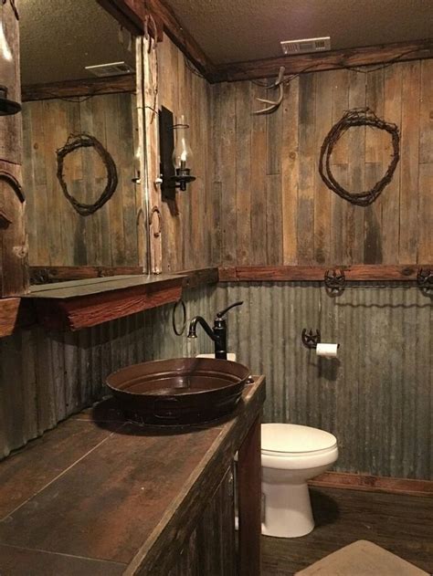 amazing rustic barn bathroom decor ideas magzhouse