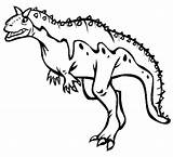 Carnotaurus Dinosaure Coloringhome Aladar Magique Jurassic 1001 Godzilla 123dessins Tigre Library sketch template