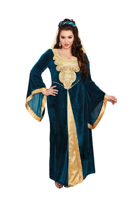 So Dreamgirl Plus Size Women’s Medieval Maiden Costume
