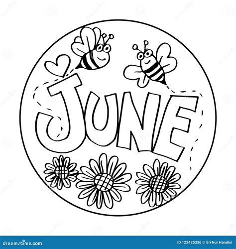 june printables coloring pages