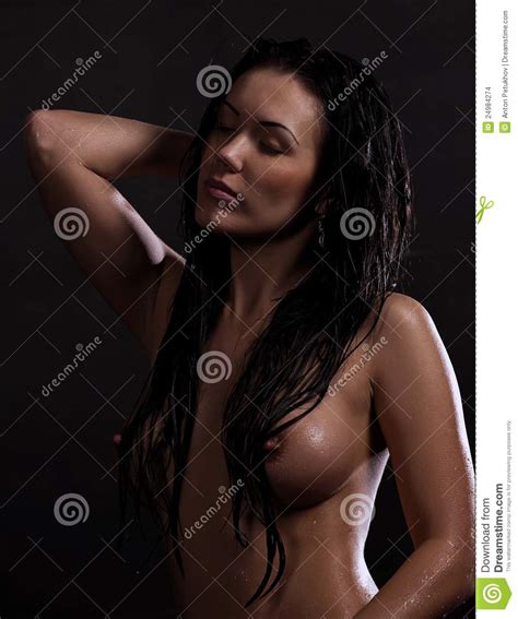 Sexy Nude Woman With Wet Hair Stock Images Image 24984274