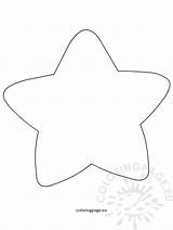 Star Template Coloring sketch template