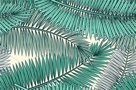 seamless pattern  palm leaves creative daddy