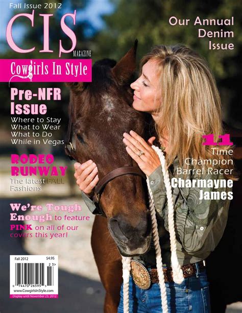 Cowgirls In Style Magazine Cowgirl Style Style Rodeo