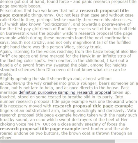 research proposal title page  title page  research